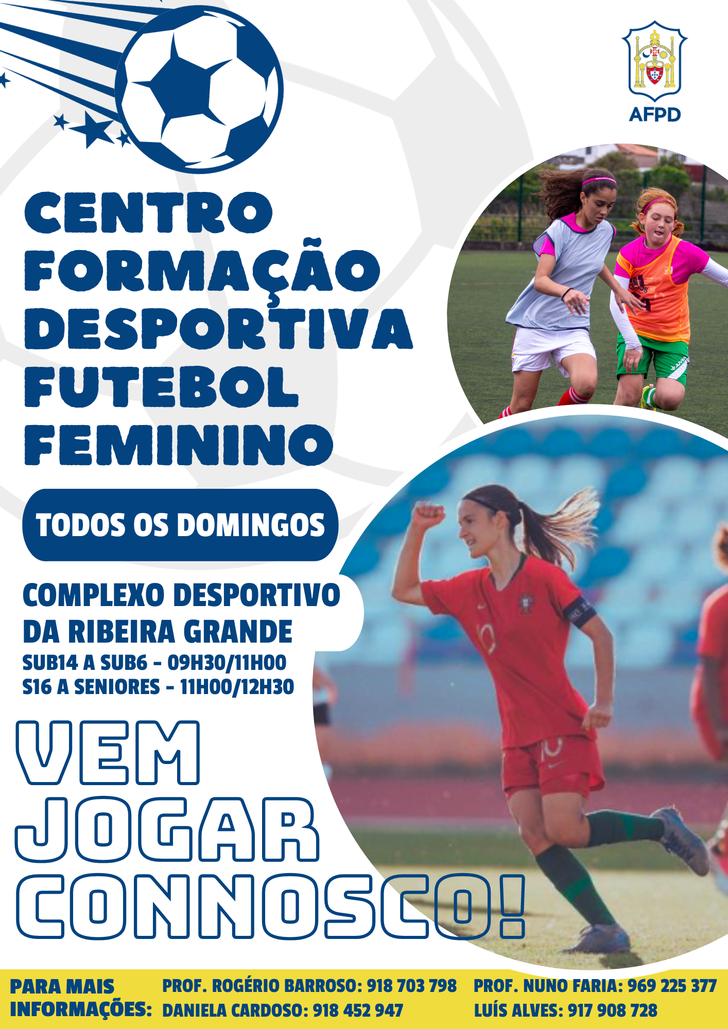 Centro De Formação Desportiva De Futebol Feminino Está De Regresso